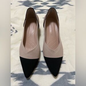 Black and Cream Women's Shoes